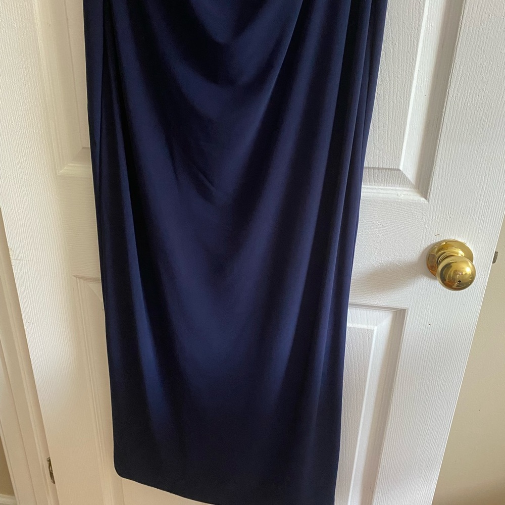 Ralph Lauren long formal Dress slit right side from helm to above knee Size 10